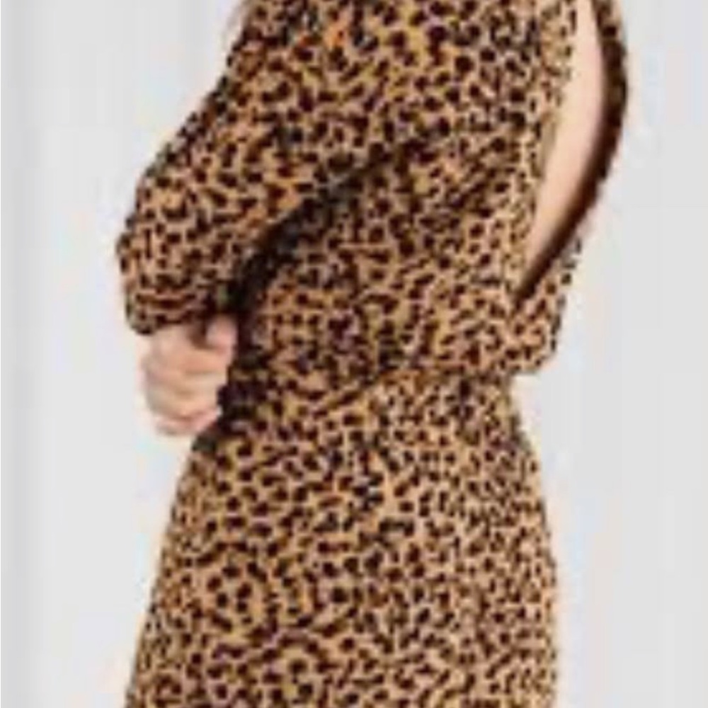 & Other Stories leopard mini dress NWOT size 4